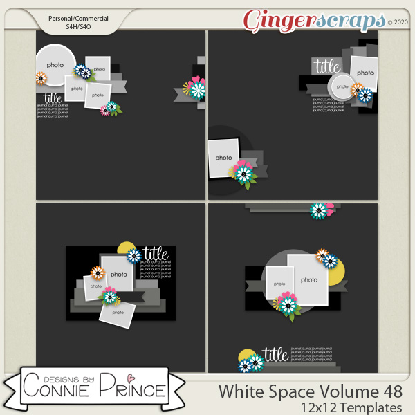 White Space Volume 48 - 12x12 Temps (CU Ok) by Connie Prince