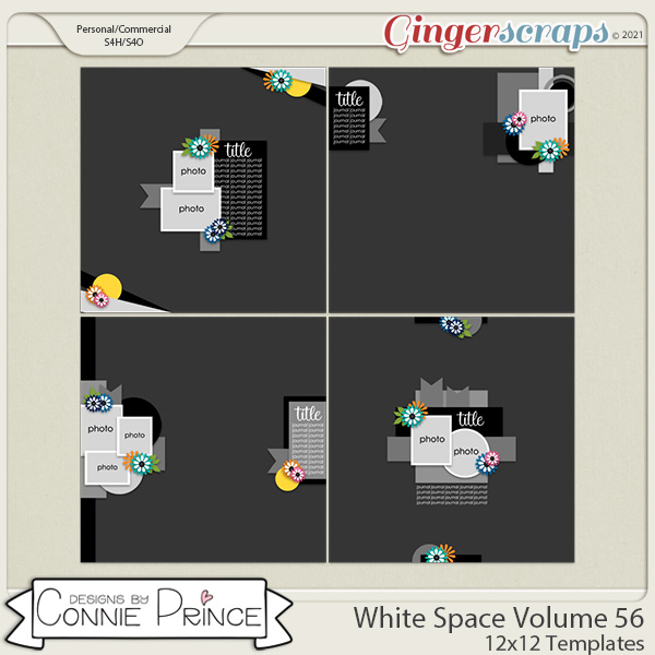 White Space Volume 56 - 12x12 Temps (CU Ok) by Connie Prince