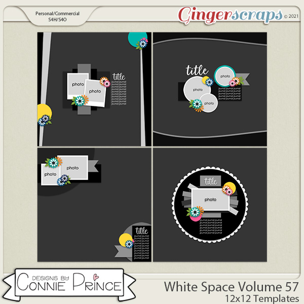 White Space Volume 57 - 12x12 Temps (CU Ok) by Connie Prince