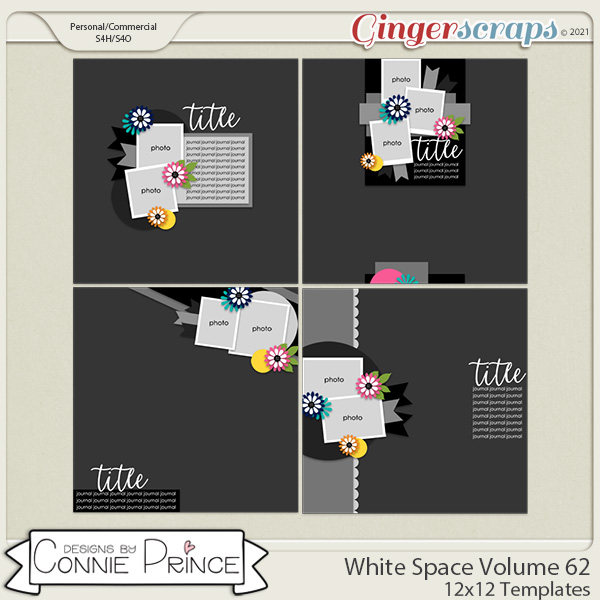 White Space Volume 62 - 12x12 Temps (CU Ok) by Connie Prince