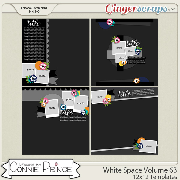 White Space Volume 63 - 12x12 Temps (CU Ok) by Connie Prince