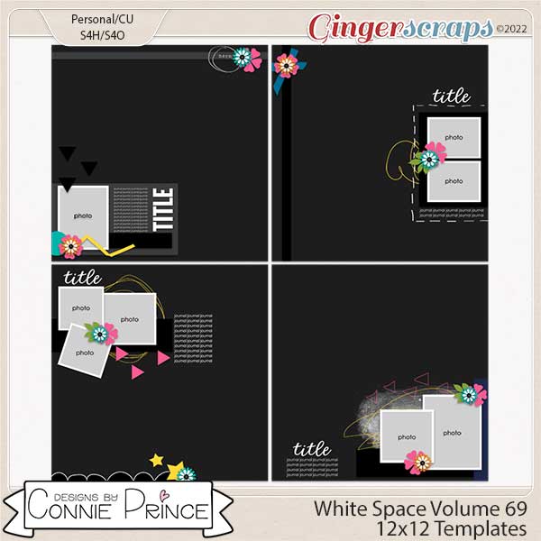 White Space Volume 69 - 12x12 Temps (CU Ok) by Connie Prince