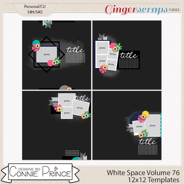 White Space Volume 76 - 12x12 Temps (CU Ok) by Connie Prince