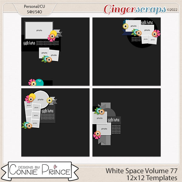 White Space Volume 77 - 12x12 Temps (CU Ok) by Connie Prince