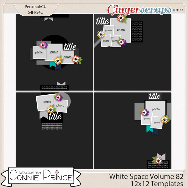 White Space Volume 82 - 12x12 Temps (CU Ok) by Connie Prince