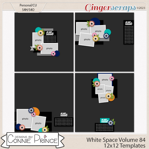 White Space Volume 84 - 12x12 Temps (CU Ok) by Connie Prince