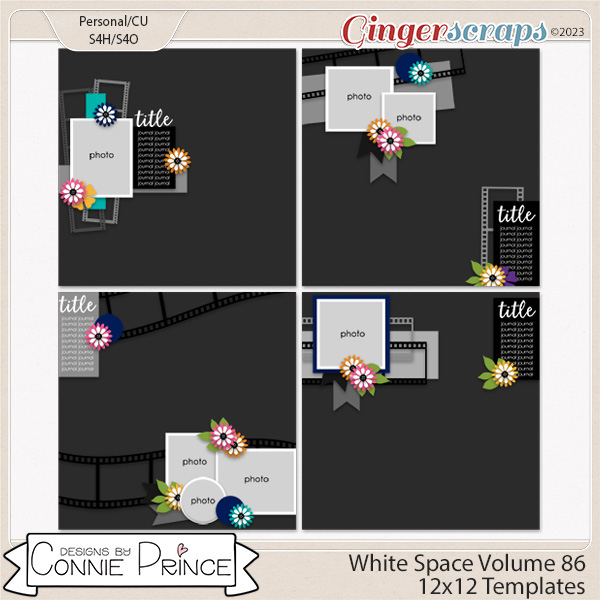 White Space Volume 86 - 12x12 Temps (CU Ok) by Connie Prince