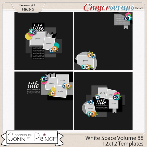 White Space Volume 88 - 12x12 Temps (CU Ok) by Connie Prince