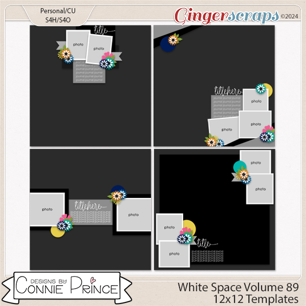 White Space Volume 89 - 12x12 Temps (CU Ok) by Connie Prince