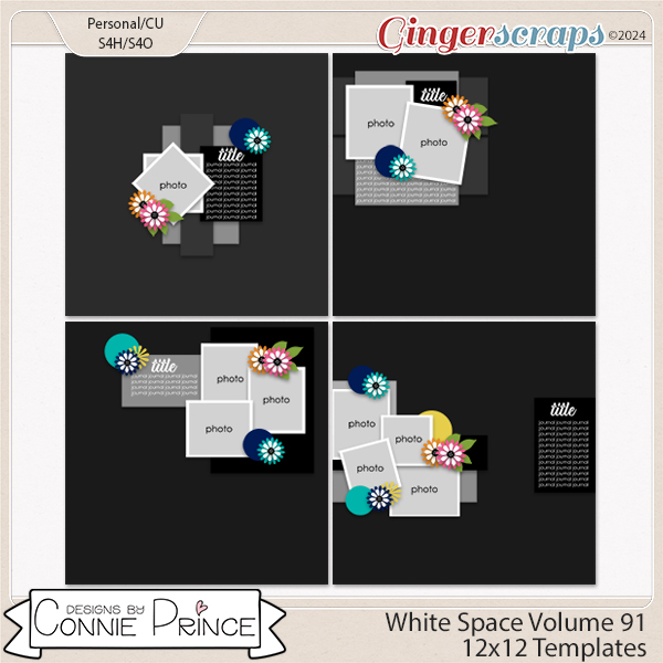 White Space Volume 91 - 12x12 Temps (CU Ok) by Connie Prince