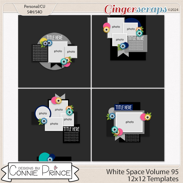 White Space Volume 95 - 12x12 Temps (CU Ok) by Connie Prince