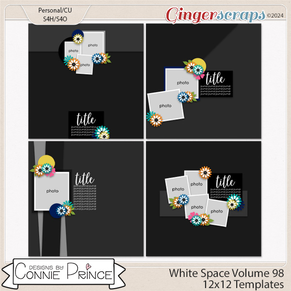 White Space Volume 98 - 12x12 Temps (CU Ok) by Connie Prince