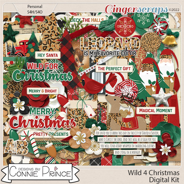 Wild 4 Christmas - Kit by Connie Prince