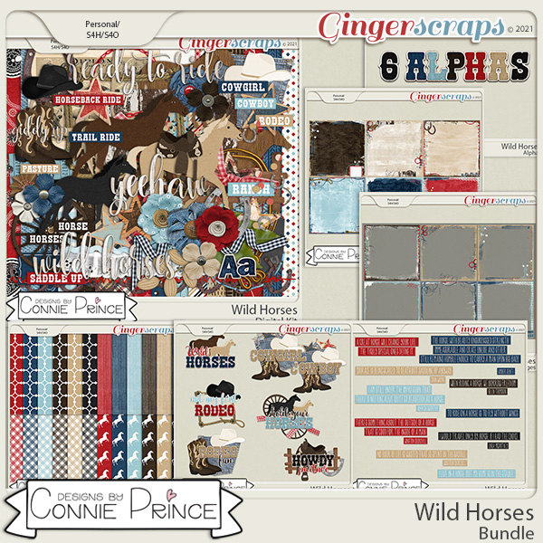 Wild Horses  - Bundle by Connie Prince