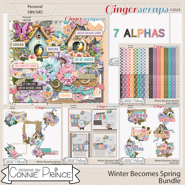 Winter Becomes Spring - Bundle by Connie Prince