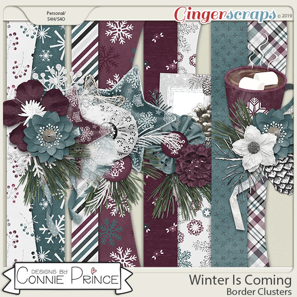 Winter Is Coming - Border Clusters by Connie Prince