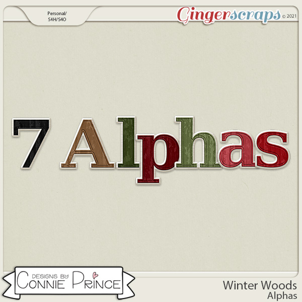 Winter Woods  - Alpha Pack AddOn by Connie Prince