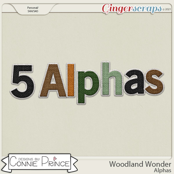 Woodland Wonder - Alpha Pack AddOn by Connie Prince