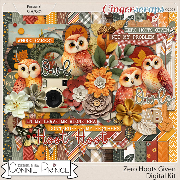 Zero Hoots Given - Kit by Connie Prince