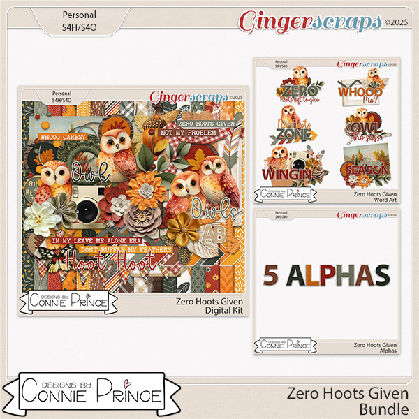 Zero Hoots Given - Bundle by Connie Prince