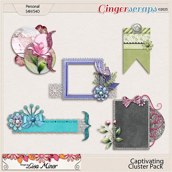Captivating Cluster Pack from Designs by Lisa Minor