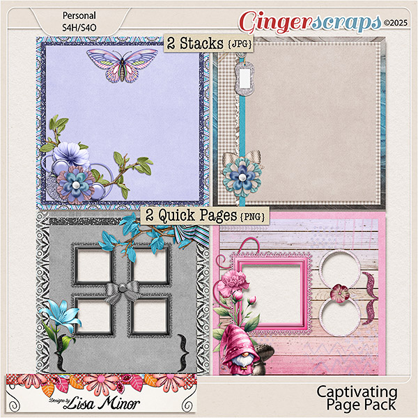 Captivating Page Pack from Designs by Lisa Minor