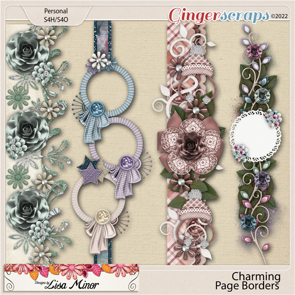 Charming Page Borders from Designs by Lisa Minor