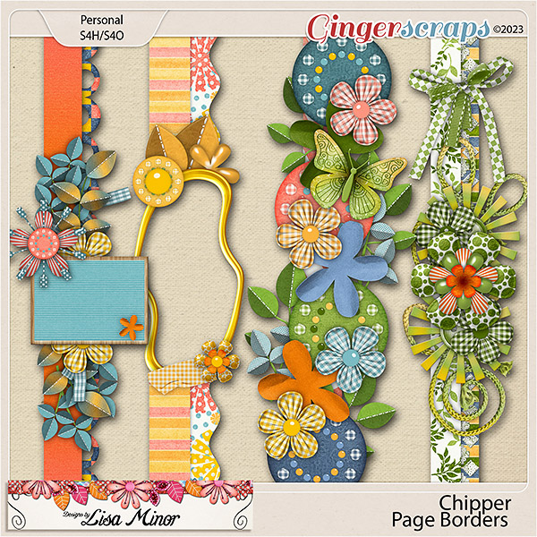 Chipper Page Borders from Designs by Lisa Minor