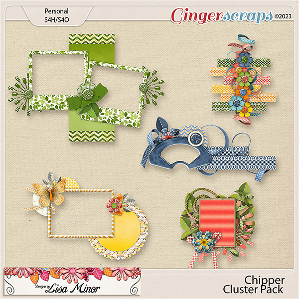 Chipper Cluster Pack from Designs by Lisa Minor