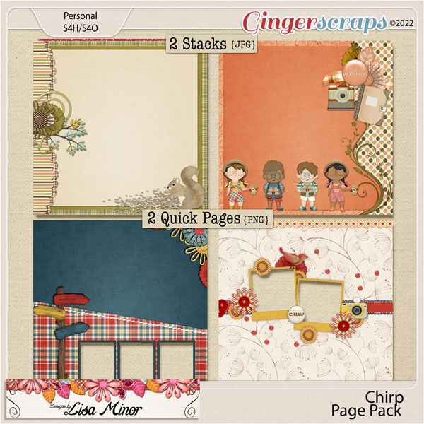 Chirp Page Pack from Designs by Lisa Minor