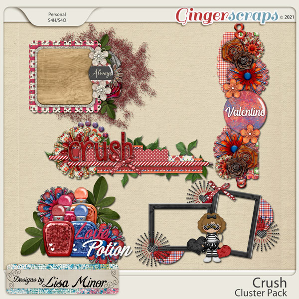 Crush Cluster Pack from Designs by Lisa Minor