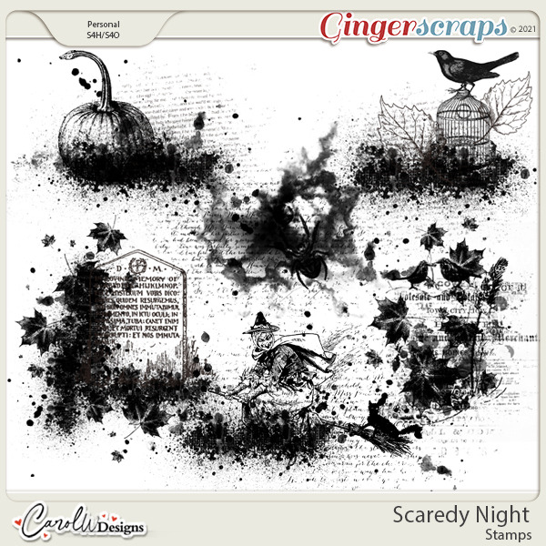 Scaredy Night-Stamps