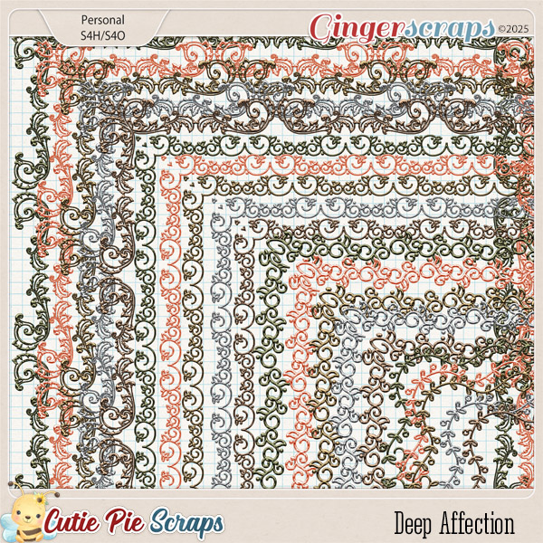 Deep Affection Page Borders