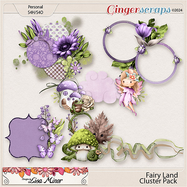 Fairy Land Cluster Pack from Designs by Lisa Minor