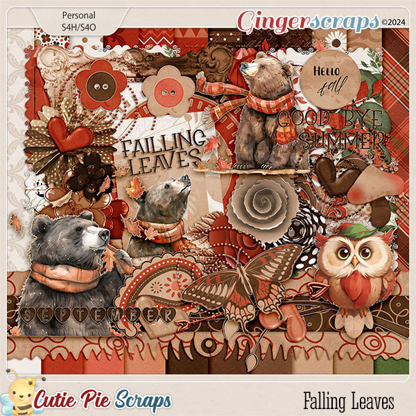 Falling Leaves Page Kit