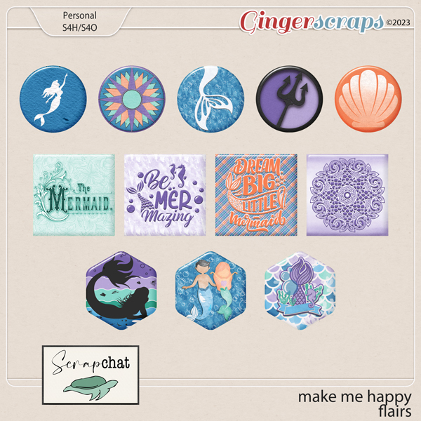 Make Me Happy Flairs by ScrapChat Designs