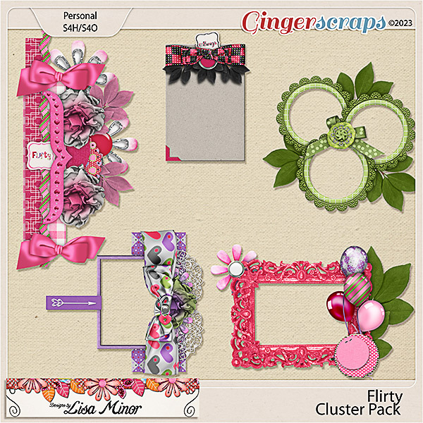 Flirty Cluster Pack from Designs by Lisa Minor