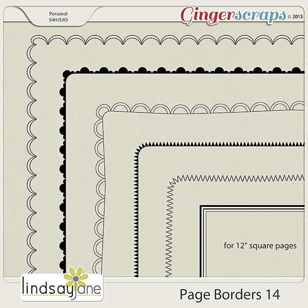 Page Borders 14 by Lindsay Jane