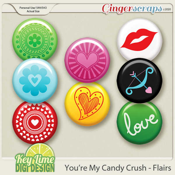 Youre My Candy Crush Flairs by Key Lime Digi Design
