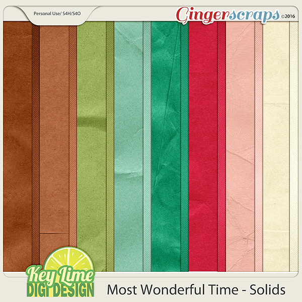 Most Wonderful Time - Solid Papers