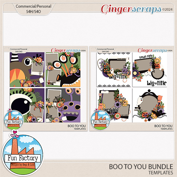 Boo To You Bundle - Templates by Fun Factory