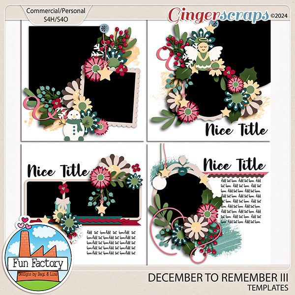 December to Remember III - Templates by Fun Factory
