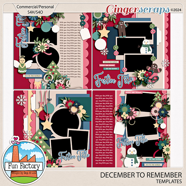 December to Remember - Templates by Fun Factory