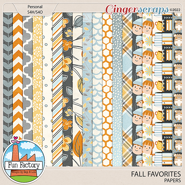 Fall Favorites - Papers by Fun Factory