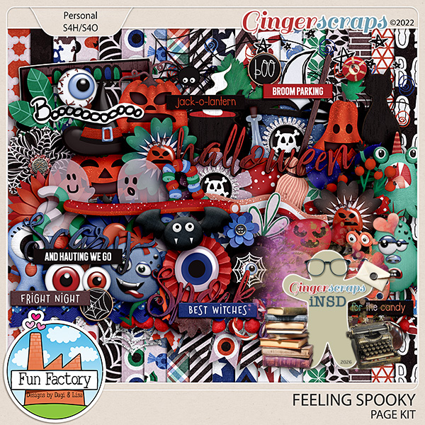 Feeling Spooky - Page Kit by Fun Factory