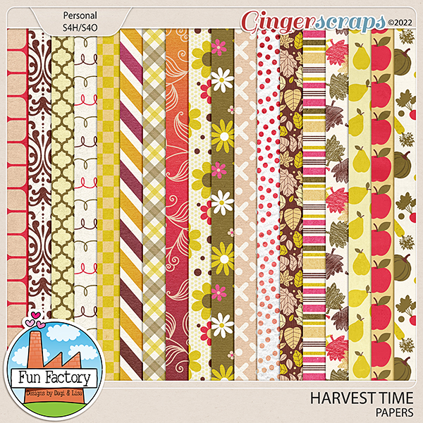 Harvest Time - Papers by Fun Factory