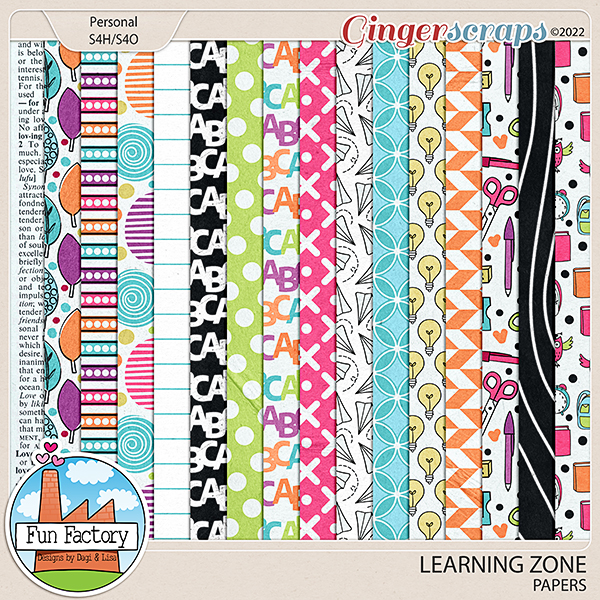Learning Zone - Papers by Fun Factory