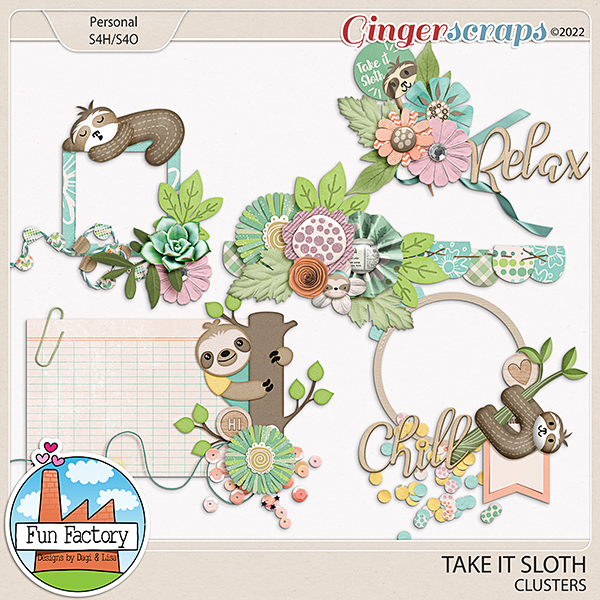 Take It Sloth - Clusters by Fun Factory