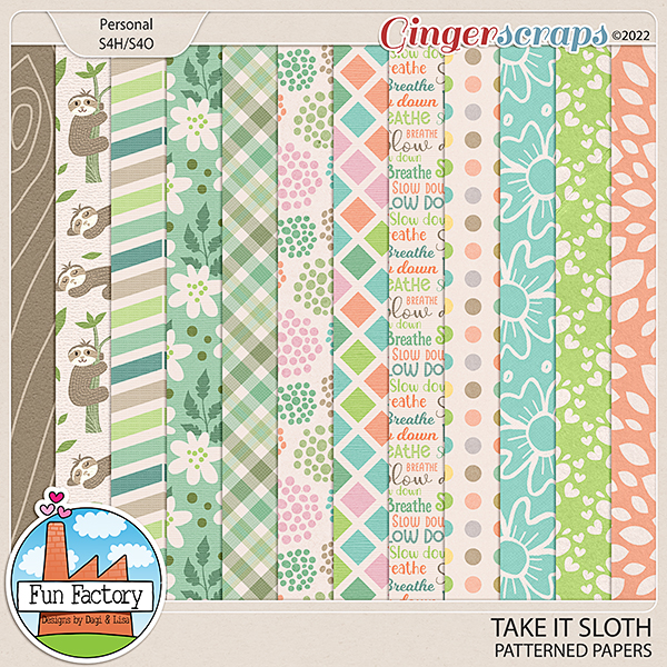 Take It Sloth - Papers by Fun Factory
