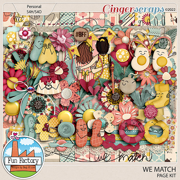 We Match - Page Kit by Fun Factory